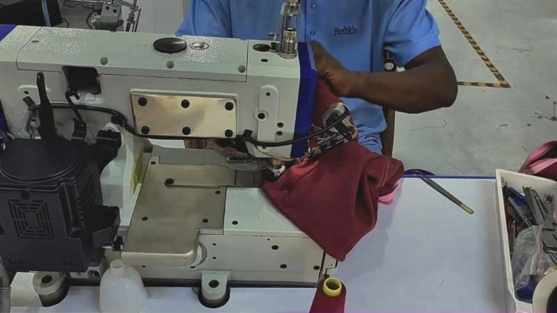 Sewing machine at work at FASHKLO