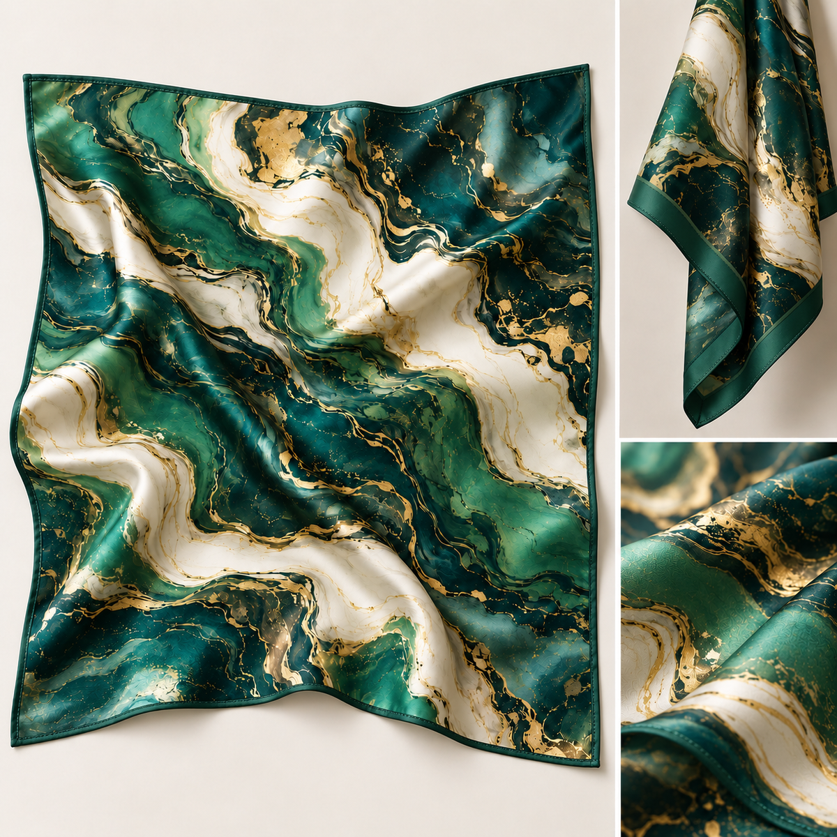 Fabric rolls for scarf production