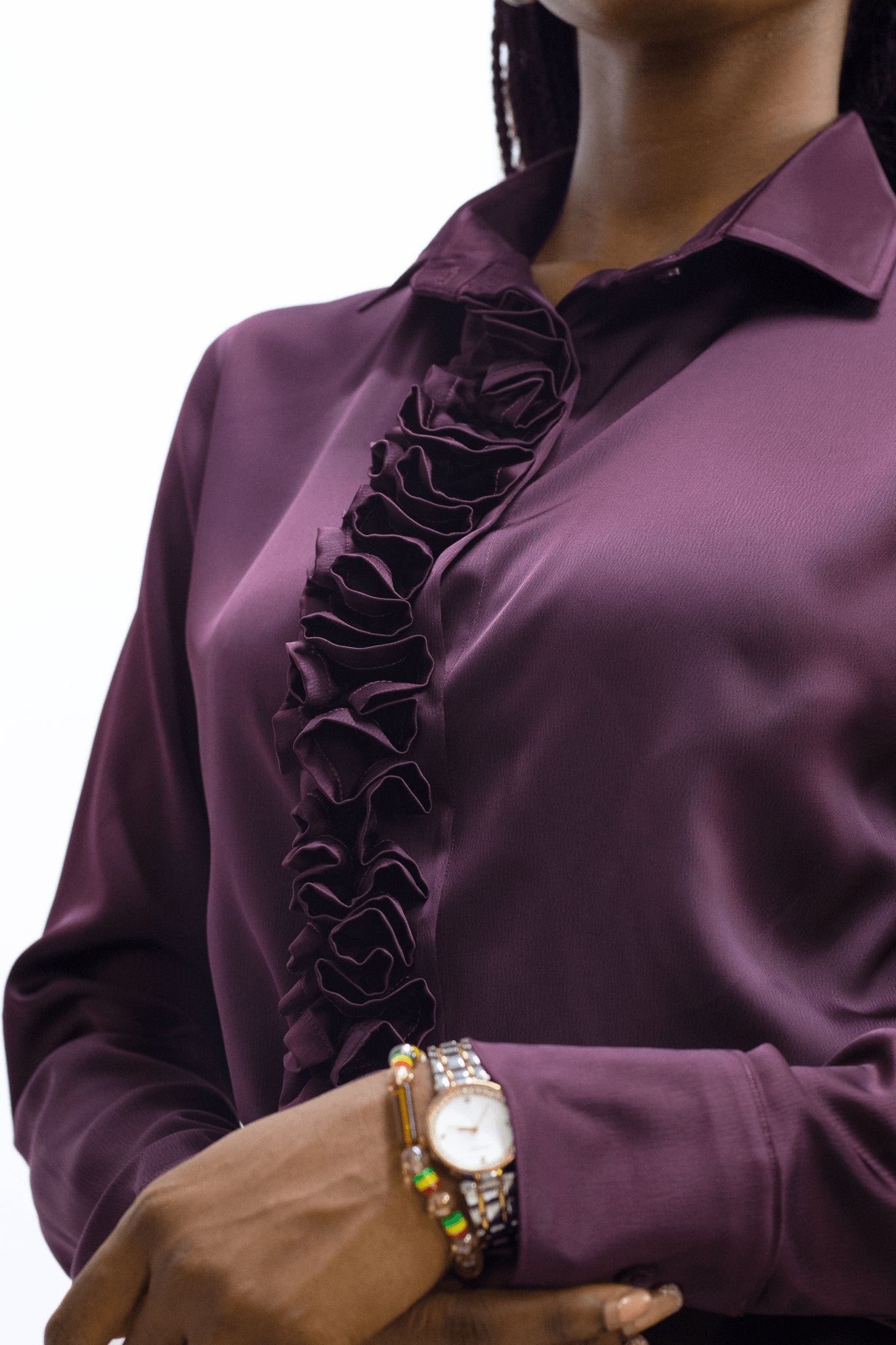 Premium Silk Detail Shirt - Fashklo